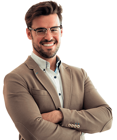 Modelo masculino Curso Técnico em Administração