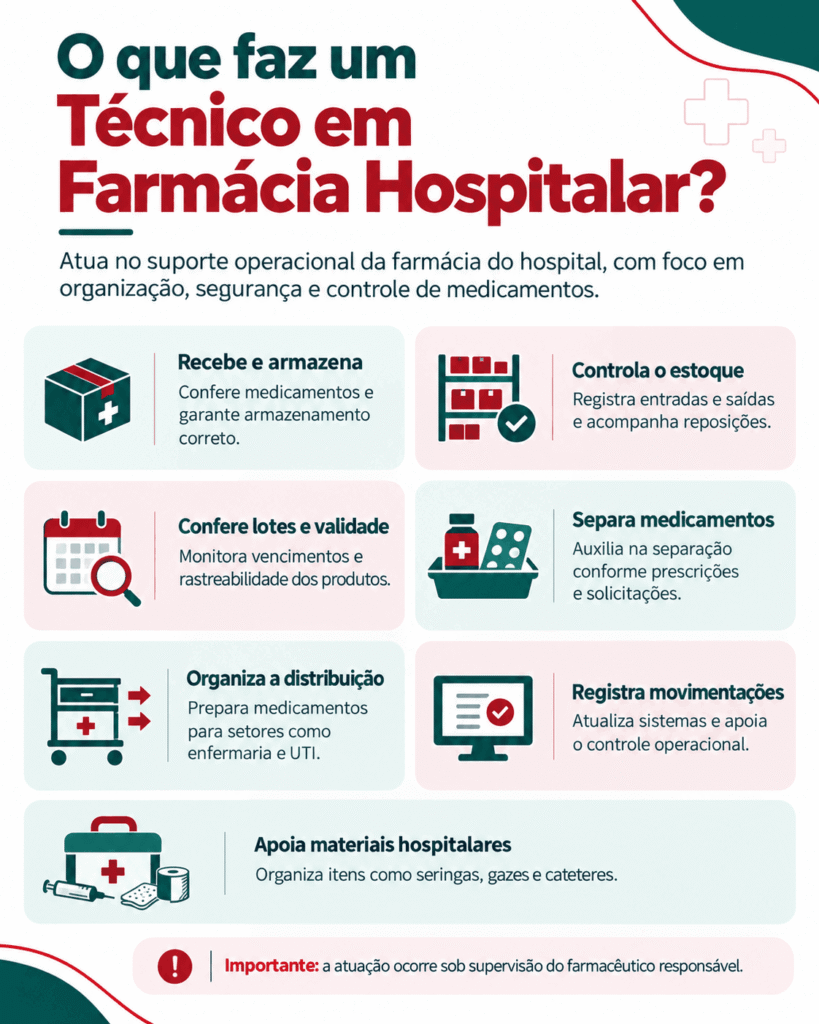 O que faz um Técnico em Farmácia Hospitalar?